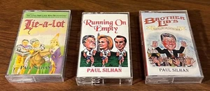 Paul Silhan Cassette Lot (3) Clinton Era Political Satire- complete/tested GUC - Picture 1 of 3