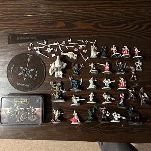 Huge Warmachine Warhammer Metal Miniatures + Dice Case Lot - Picture 1 of 17