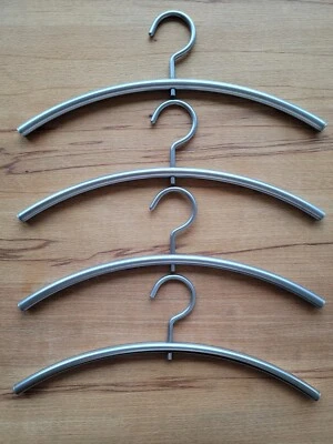 Kleiderbügel Peng D-TEC 4 Stück matt verchromt Design Markus Börgens - Bild 1 von 4