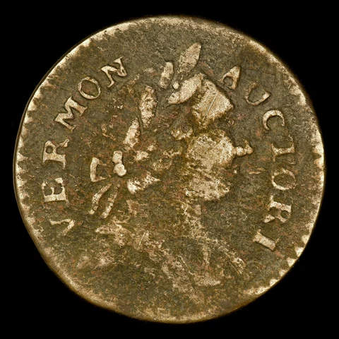 1787 VERMONT COPPER 1C ✪ VF VERY FINE DET ✪ COLONIAL COIN BRITANNIA ◢TRUSTED◣ Cover