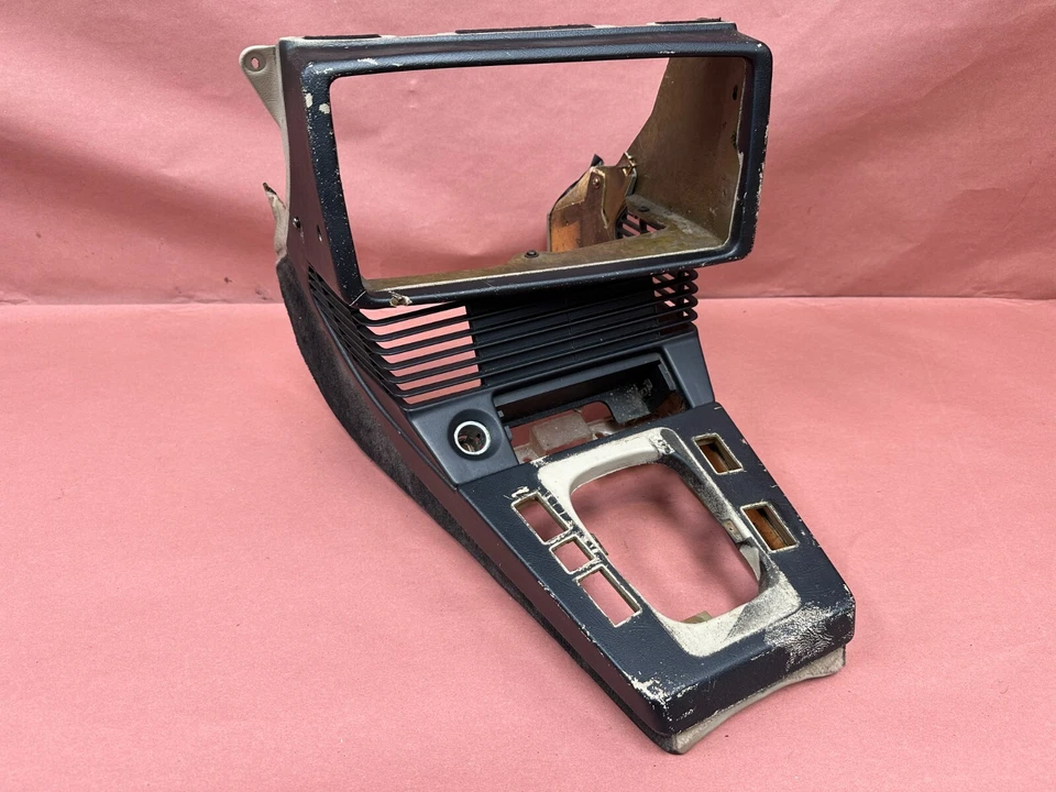 Console central BMW E28 528e 524td 528I 533I armazenamento divisória preto fabricante de equipamento original #86232 - Imagem 1 de 4