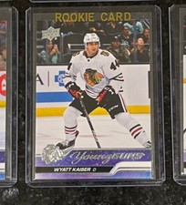2023-24 UPPER DECK SERIES 1 WYATT KAISER YOUNG GUNS ROOKIE CARD #229