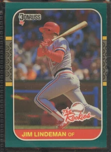 1987 Donruss The Rookies #41 Jim Lindeman St. Louis Cardinals - Picture 1 of 2