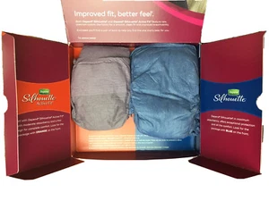 2 Ct Depend Silhouette Pull-Up Underwear S/M 28–40 Adult Diaper Sample Pack - Picture 1 of 7