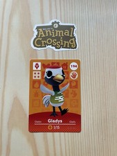 Gladys 194 Animal Crossing Amiibo Card Authentic Series 2 Mint Never Scanned