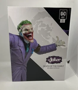 DC Direct THE JOKER Death of the Family 1:10 Statue by Greg Capullo -New, Sealed - Picture 1 of 4