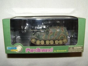 Dragon Armor sPzJgAbt 654 Ferdinand mit Zimmerit Druckgusstank Maßstab 1:72 - Bild 1 von 3