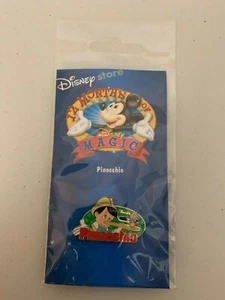 Disney 12 Months of Magic Pinocchio w/ Jiminy Cricket Slider Pin - Picture 1 of 2