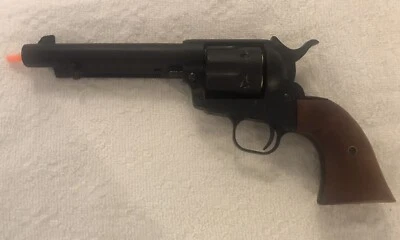 Réplica usada para películas Japón calibre 45 revólver de acción única pistola 6 balas falsas Foto 1 de 4