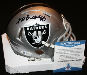 Fred Biletnikoff signed Speed Mini Helmet, Oakland Raiders, FSU, Beckett BAS - Picture 1 of 4