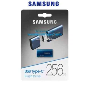 SAMSUNG Type C USB Drive 256GB USB 3.1 Flash Drive For Phone Tablet - Picture 1 of 5