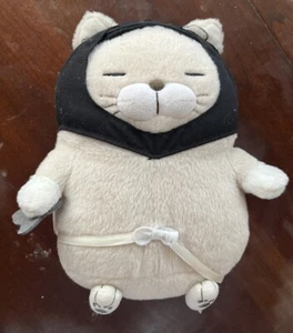 Amuse Cat Ninja Plush 8" Tall Kitty Holding Ninja Star Anime EUC - Picture 1 of 7