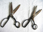 2X Vintage Sewing Cloth Cutting Shears Scissors For Dressmakers