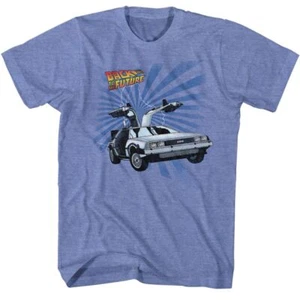 Back To The Future - Comical - Short Sleeve - Heather - Adult - T-Shirt - Picture 1 of 1