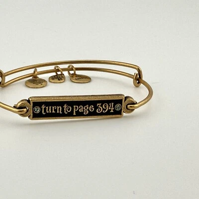 Pulseira Alex + Ani Harry Potter virada à página 394 pulseira berloque com cristais - Imagem 1 de 4