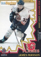 JAMES MANSON, GUILDFORD FLAMES/CARDIFF DEVILS/BISON, RARE 1999-2000 CARD.