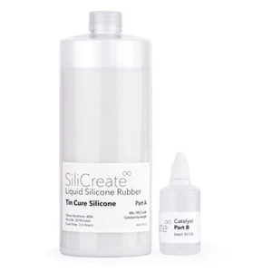 SiliCreate TC40 Tin Cure Silicone Rubber for Concrete Moulds, Resin, Casting Kit - Picture 1 of 5