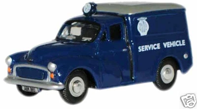Oxford 76MM054 Morris Minor NRMA Van Blue 1/76 Scale 00 Gauge T48 Post - Image 1 of 4