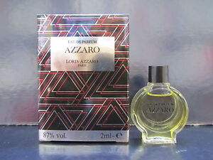 Azzaro by Loris Azzaro 2 ml Eau de Parfum Splash Mini For Women Very Rare