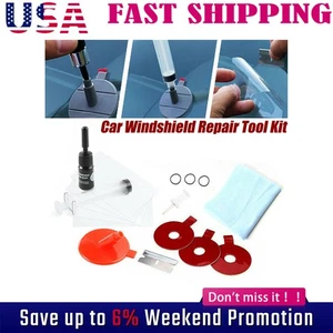 Windscreen Windshield Repair Tool Set DIY Car Kit Wind Glass For Chip Crack Yaqu - Picture 1 of 11