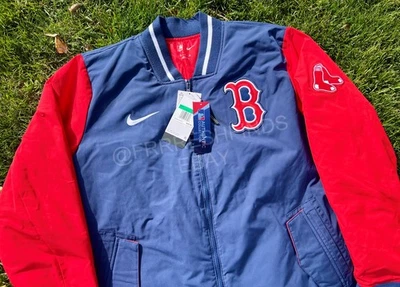 Authentic Nike On-Field Boston Red Sox Dugout Performance Full-Zip Winter Jacket - Image 1 of 4