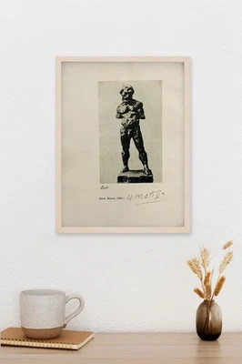 亨利·马蒂斯原版签名印刷品、真品证明和申请,价值 3,500 美元。 — 第 1/4 张图片