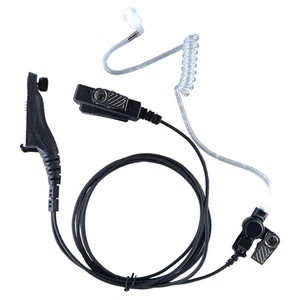 Earpiece Acoustic Tube Radio Ear Piece Two Way Headset with Mic for 8642 - Photo 1/6