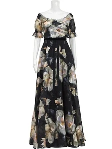 Marchesa Notte Off The Shoulder Gown AU 10 - Brand New Elegant Dress - Picture 1 of 1