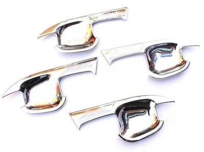 Tapa de moldura de taza de tazón de puerta exterior cromado ABS para Chevrolet Malibu 2016-21 Foto 1 de 4