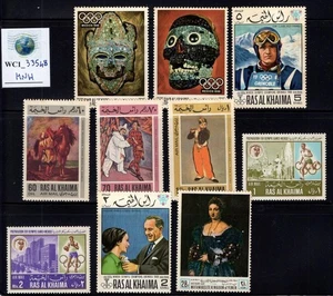 WC1_33548 JEMEN. Schönes Lot 60er Jahre Briefmarken. postfrisch. Etwas Toning - Bild 1 von 1