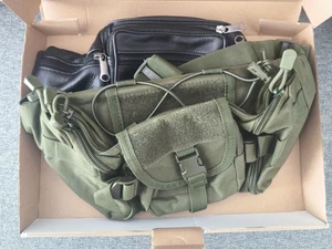 2x Neue Gürteltasche, Bag, Belt, Bauchtasche, Hüfttasche, Grün und Schwarz - Bild 1 von 10