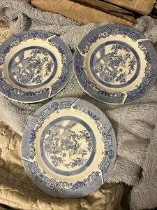 3 piatti vintage Casa del Salice Blu 7,5" - Foto 1 di 1