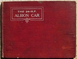 24 HP ALBION CAR Instructions Handbook Manual Pre 1930 - Picture 1 of 6