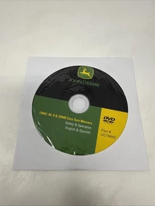 UC18442 John Deere Z900E, M, R & Z994R Zero Turn Mowers Safety & Operations DVD  - Picture 1 of 3