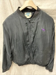 Vintage Camel Cigarettes Promotional Jacket XL windbreaker 100% Silk Read Desc - Picture 1 of 24