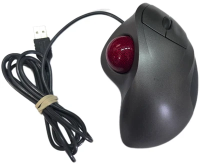 Logitech T-BB18 Trackman Trackball Mouse USB Wired 804360-1000 - Image 1 of 3