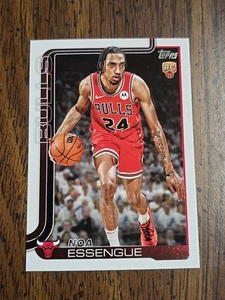 2025 Topps Flagship Noa Essengue RC Chicago Bulls  - Picture 1 of 2