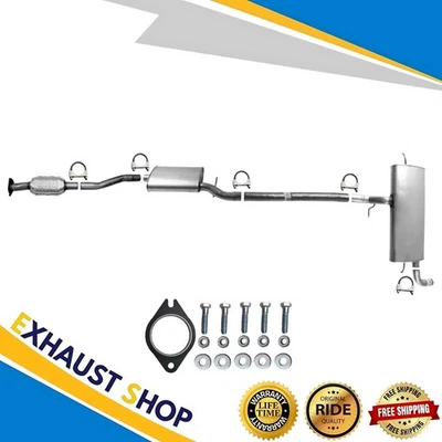 Rear Catalytic+Front+Rear Muffler For 10-17 Chevrolet Equinox & GMC Terrain 2.4L - Image 1 of 4