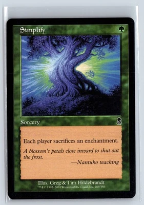 (2x) SIMPLIFY - Odyssey – MTG Magic the Gathering Card - Common - Image 1 of 4