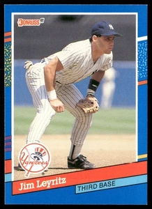 1991 DONRUSS JIM LEYRITZ NEW YORK YANKEES #219 - Picture 1 of 2