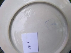 Antique Dedham Pottery Rabbit Plate 1890-1910 / 7 1/2 Inches # 1 - Picture 1 of 4
