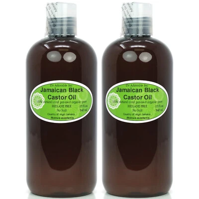 JAMAICAN BLACK CASTOR OIL ORGANIC BY DR.ADORABLE HAIR FOOD 2 OZ UP TO GALLON - Image 1 of 4