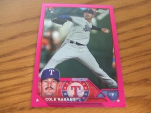 2023 Topps Chrome Update Magenta Refractors #USC195 Cole Ragans RANGERS 177/399 - Bild 1 von 2
