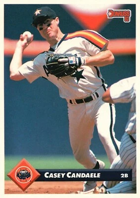 1993 Donruss Baseball Card #536 Casey Candaele - Image 1 of 2
