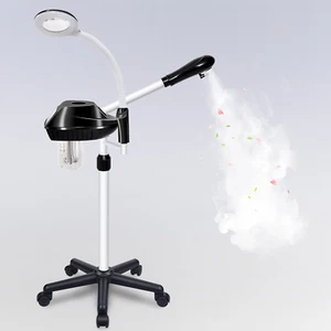 Professional Facial Steamer, 2 in 1 Face Steamer on Wheels, with 5X Magnifying - Picture 1 of 12