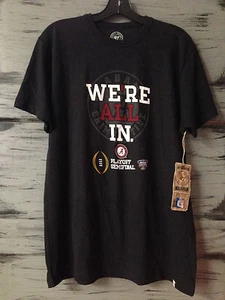 University of Alabama Black "We're All In" Sugar Bowl Tee - Picture 1 of 2