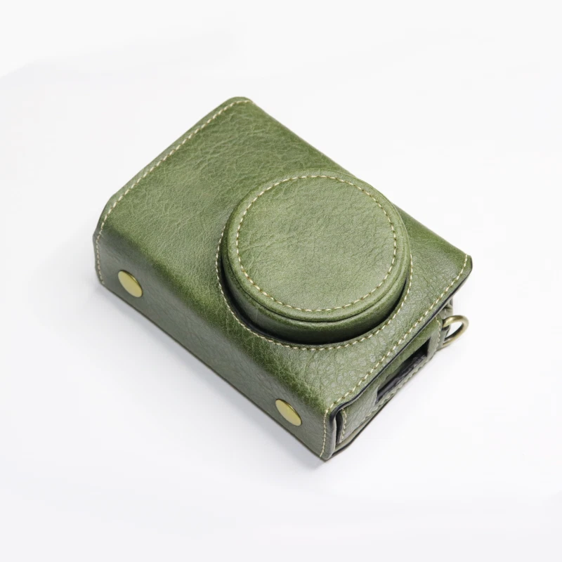 Leather Protect Case With Strap For Camera Ricoh GRIII GRII GR3 GR2 GRIIIX GR3X - Image 1 of 4