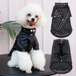 Chaqueta de cuero para perro, abrigo impermeable a la moda para perros  pequeños y medianos, Sudadera con capucha de Doberman, Schnauzer, Bulldog  francés, Pug, ropa BNC08|Abrigos y chaquetas para perro| - AliExpress