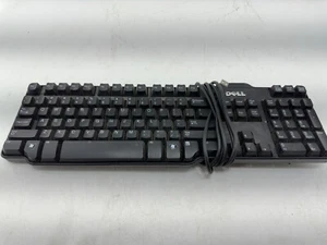 Original Dell RT7D50 Negro USB Cableado Estándar Computadora Teclado PC - Imagen 1 de 8