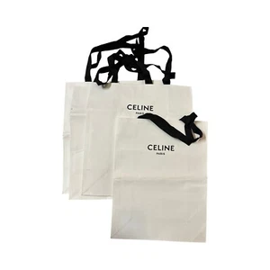 Assorted Celine Paper Gift Bags Retail Shopping Paper Bag Lot Of 4 - Picture 1 of 1